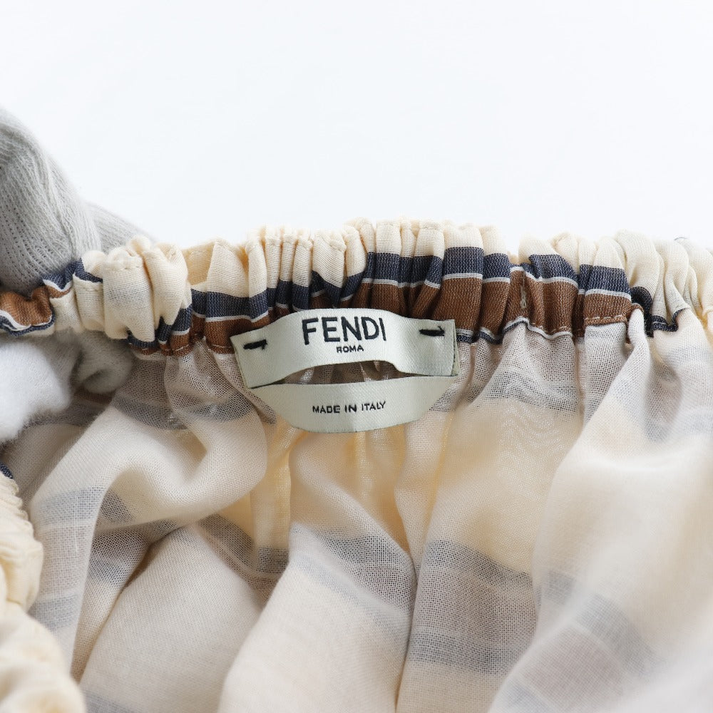 FENDI one piece FD9622 A38D Polyester, Polyurethane beige Cocktail dress Women 36 Used Authentic