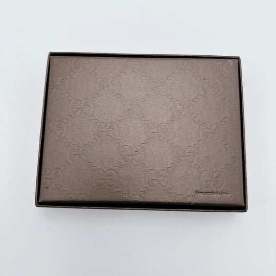 GUCCI name card holder 251848 canvas beige name card holder WG Canvas Women Used Authentic