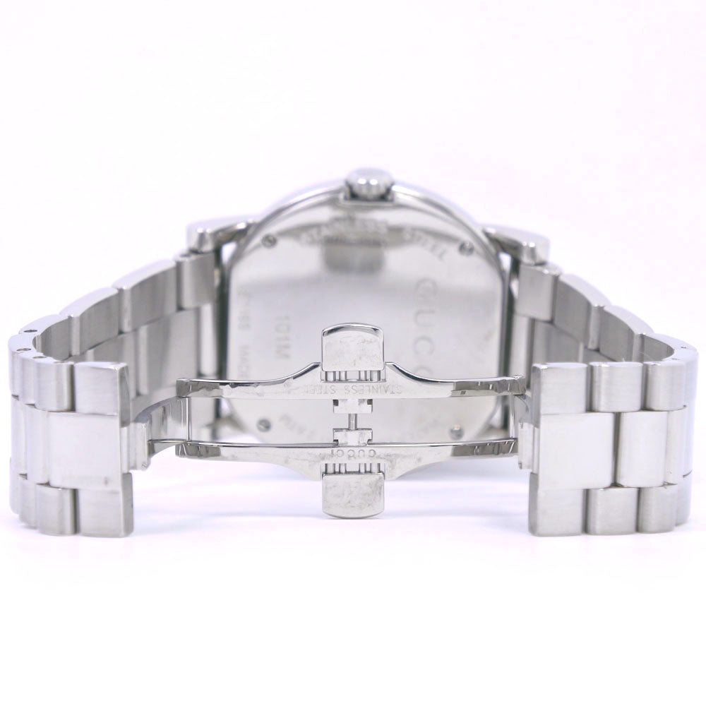 GUCCI Watches Quartz 101M Stainless Steel black Day date G Chrono Collection black dial unisex(Unisex) Used Authentic