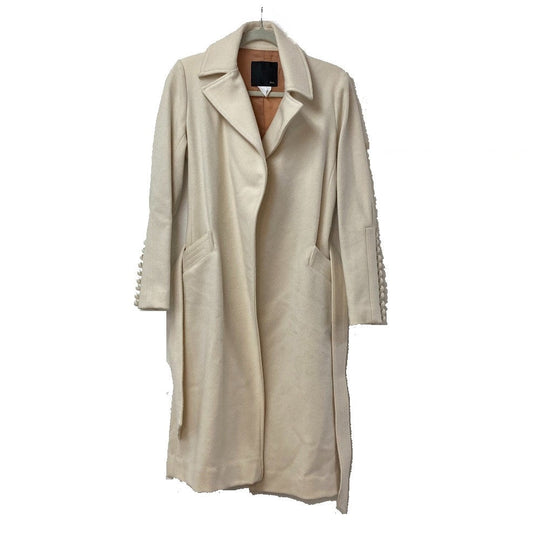 DOUBLE STANDARD CLOTHING coat Wool, Cupra Ivory sov wool Women Used Authentic