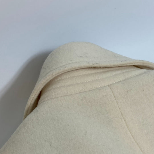 DOUBLE STANDARD CLOTHING coat Wool, Cupra Ivory sov wool Women Used Authentic