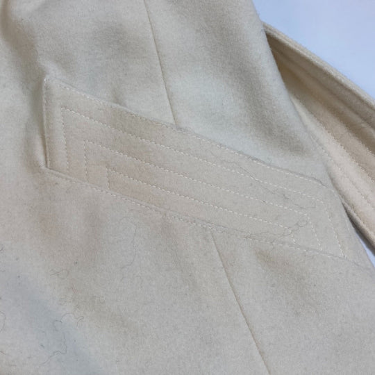 DOUBLE STANDARD CLOTHING coat Wool, Cupra Ivory sov wool Women Used Authentic
