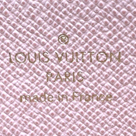 LOUIS VUITTON Long Wallet Purse M41894 Monogram canvas Rose valerine zipper long wallet Monogram Zippy wallet Women Used Authentic
