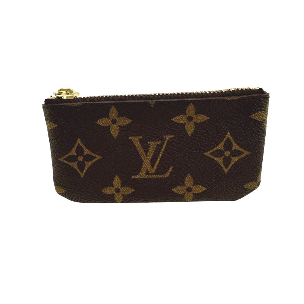 LOUIS VUITTON Key case Key holder  M62650 Monogram canvas Brown Key case Key holder for coin pocket Monogram Pochette Kle unisex(Unisex) Used Authentic