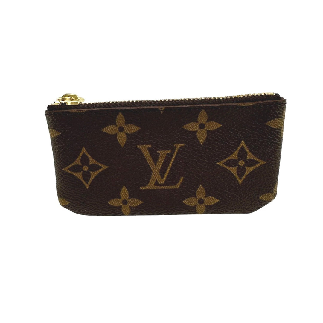 LOUIS VUITTON Key case Key holder  M62650 Monogram canvas Brown Key case Key holder for coin pocket Monogram Pochette Kle unisex(Unisex) Used Authentic