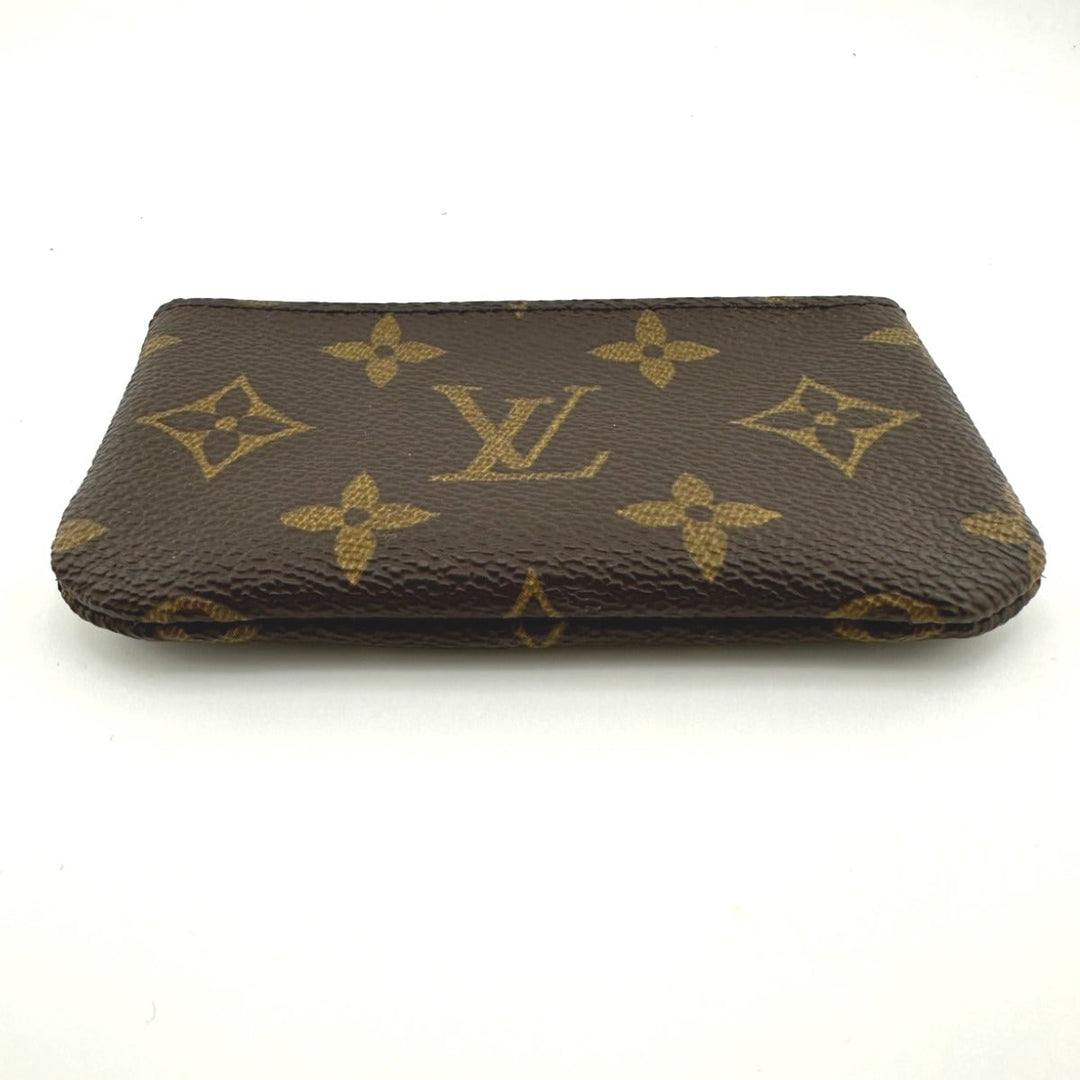 LOUIS VUITTON Key case Key holder  M62650 Monogram canvas Brown Key case Key holder for coin pocket Monogram Pochette Kle unisex(Unisex) Used Authentic