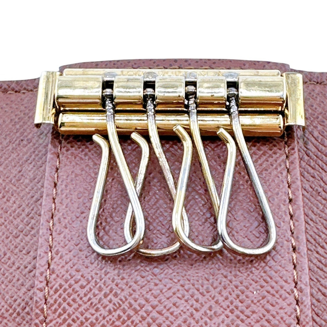LOUIS VUITTON Key case Key holder  M69517 Monogram canvas Brown for 4 Monogram Multicles4 Women(Unisex) Used Authentic