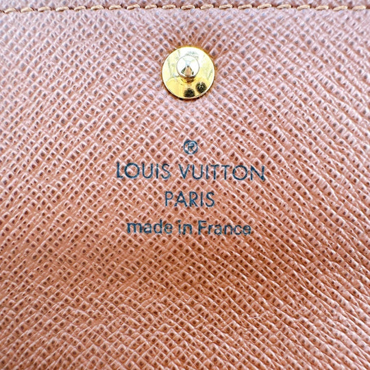 LOUIS VUITTON Key case Key holder  M69517 Monogram canvas Brown for 4 Monogram Multicles4 Women(Unisex) Used Authentic