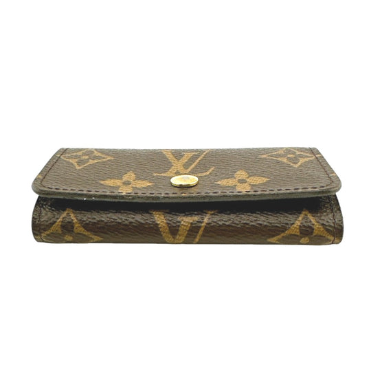 LOUIS VUITTON Key case Key holder  M69517 Monogram canvas Brown for 4 Monogram Multicles4 Women(Unisex) Used Authentic