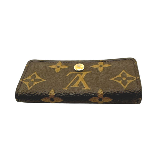 LOUIS VUITTON Key case Key holder  M69517 Monogram canvas Brown for 4 Monogram Multicles4 Women(Unisex) Used Authentic