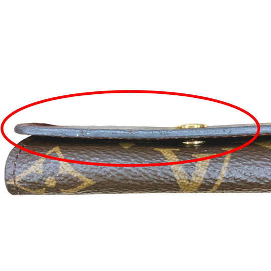 LOUIS VUITTON Key case Key holder  M69517 Monogram canvas Brown for 4 Monogram Multicles4 Women(Unisex) Used Authentic