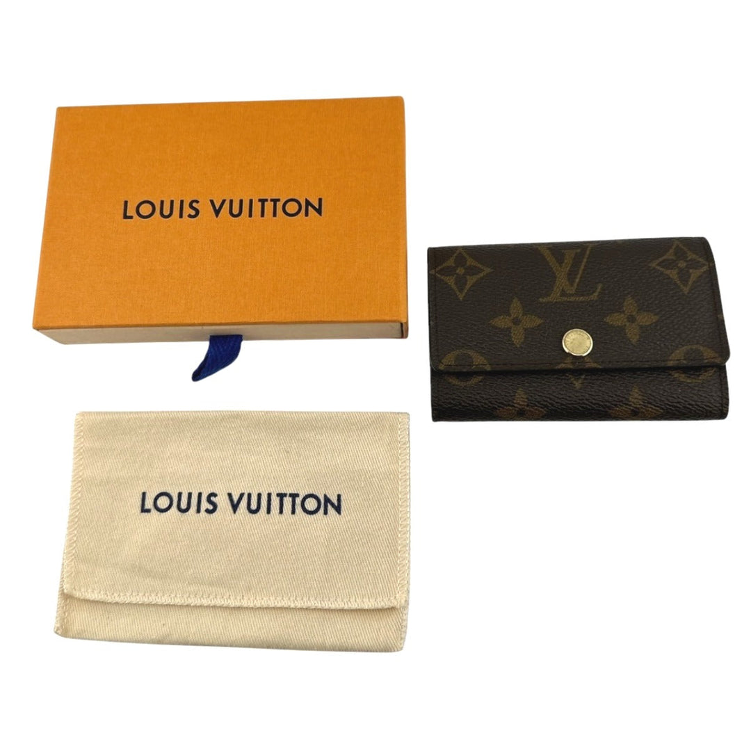 LOUIS VUITTON Key case Key holder  M62630 Monogram canvas Brown Key case Key holder for 6 pieces Monogram Multicles6 Women(Unisex) Used Authentic