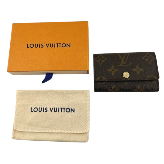 LOUIS VUITTON Key case Key holder  M62630 Monogram canvas Brown Key case Key holder for 6 pieces Monogram Multicles6 Women(Unisex) Used Authentic