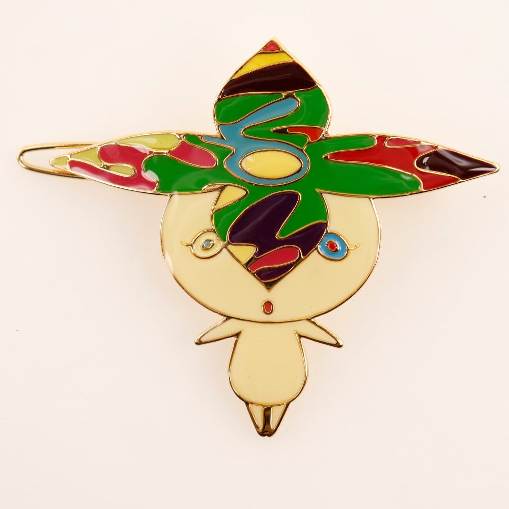 LOUIS VUITTON Valletta M92595 Plated Gold gold takashi murakami Flower hatman / panda / onion head Women Used Authentic