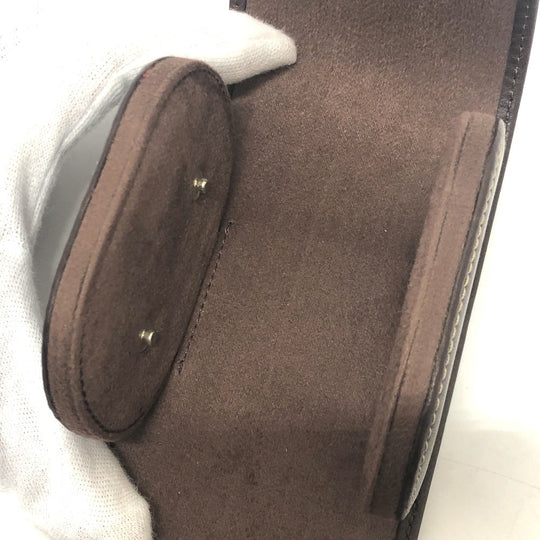 PATEK PHILIPPE Other accessories leather Brown Watch case logo mens(Unisex) Used Authentic