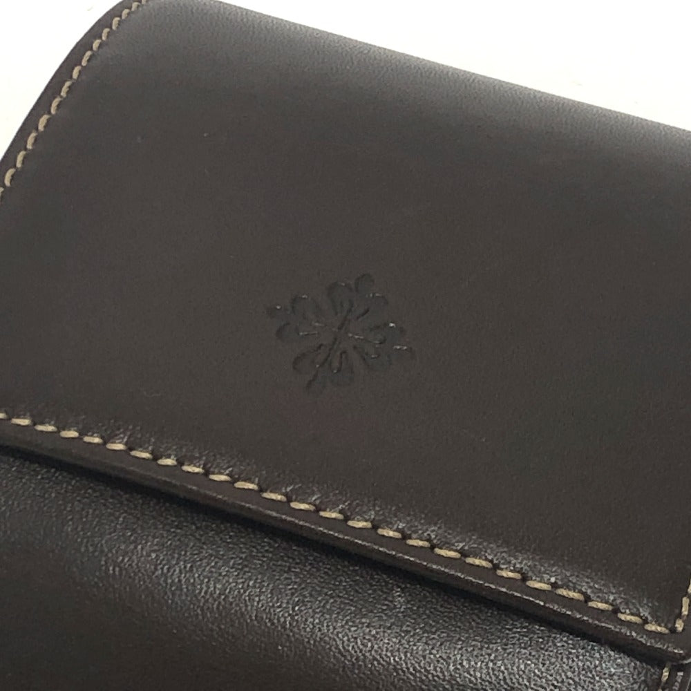 PATEK PHILIPPE Other accessories leather Brown Watch case logo mens(Unisex) Used Authentic