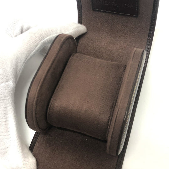 PATEK PHILIPPE Other accessories leather Brown Watch case logo mens(Unisex) Used Authentic