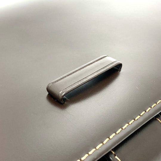 PATEK PHILIPPE Travel case leather Brown logo Novelty not for sale mens Used Authentic