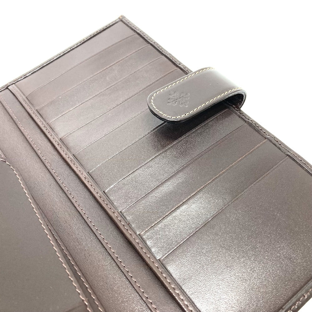PATEK PHILIPPE Travel case leather Brown logo Novelty not for sale mens Used Authentic