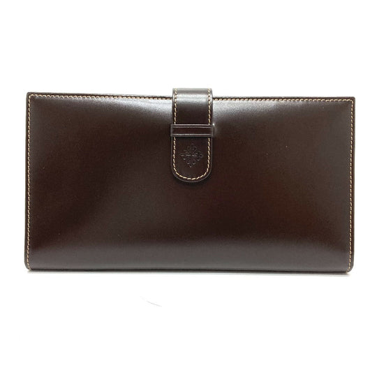 PATEK PHILIPPE Travel case leather Brown logo Novelty not for sale mens Used Authentic