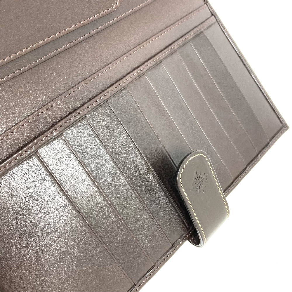 PATEK PHILIPPE Travel case leather Brown logo Novelty not for sale mens Used Authentic