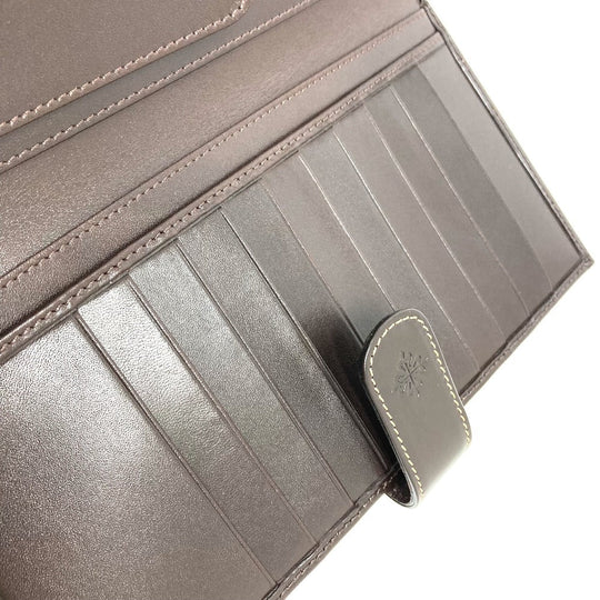 PATEK PHILIPPE Travel case leather Brown logo Novelty not for sale mens Used Authentic