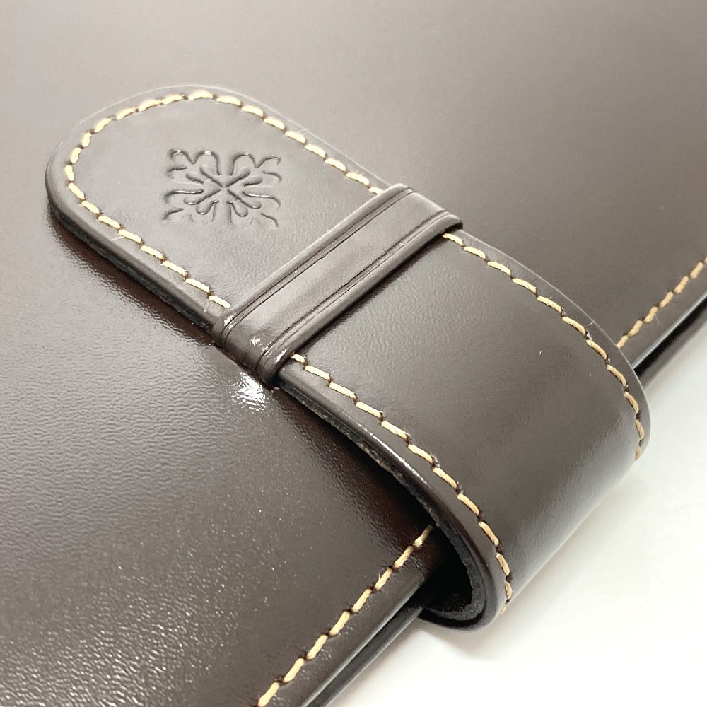 PATEK PHILIPPE Travel case leather Brown logo Novelty not for sale mens Used Authentic