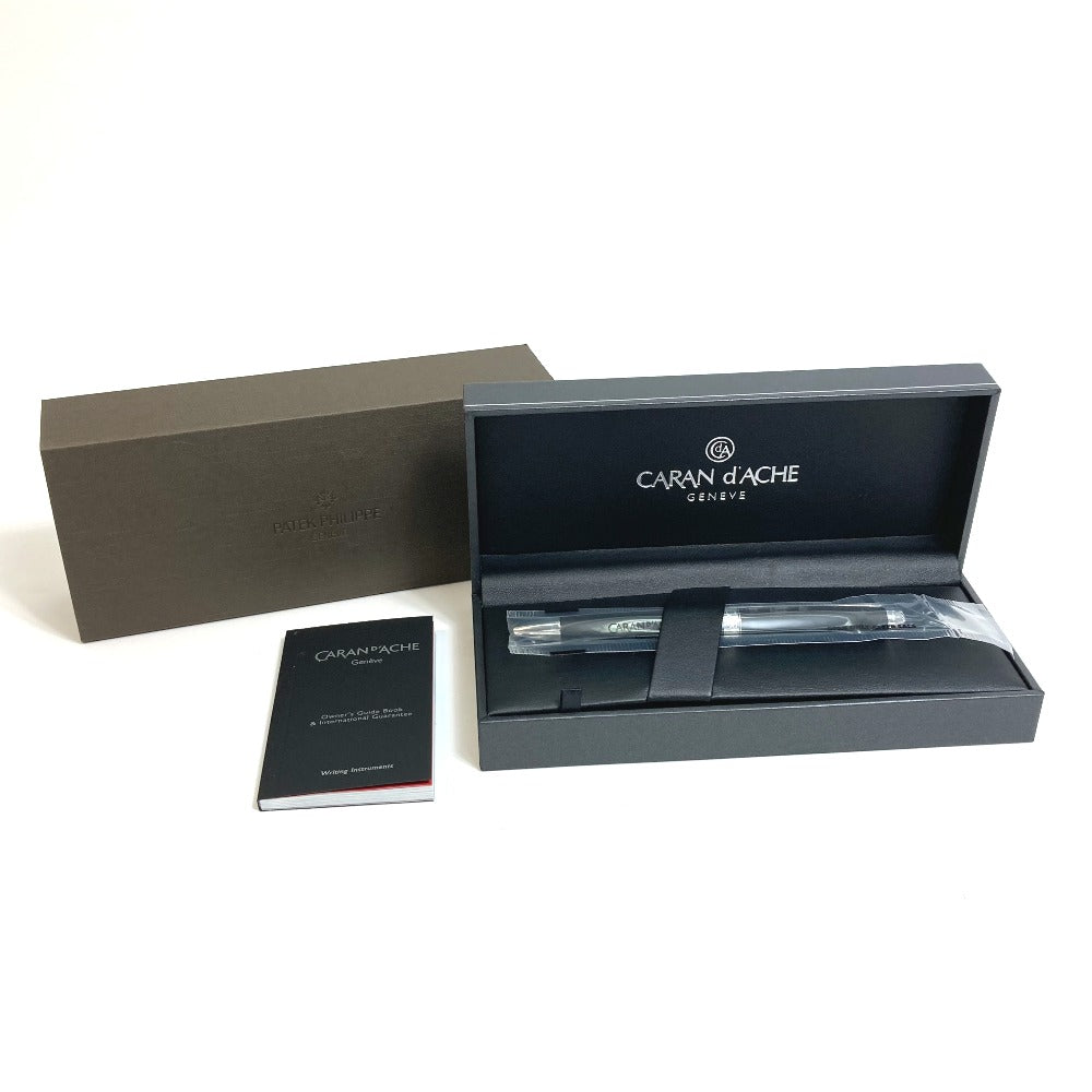 PATEK PHILIPPE Ballpoint pen Stainless Steel black Caran d'Ache collaboration Women Used Authentic