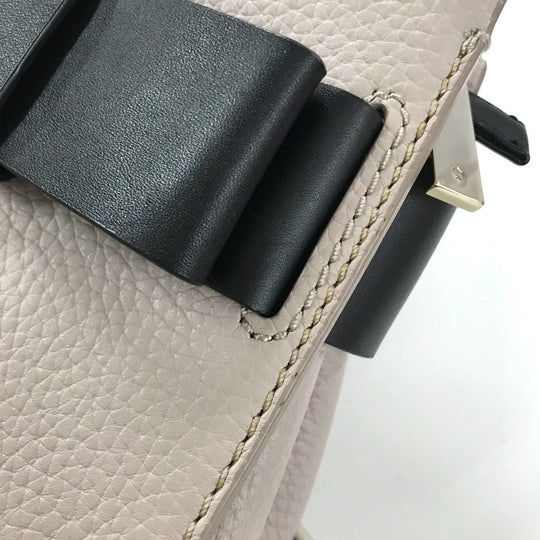 Kate Spade Handbag PXRU6082 leather Gray typex black Shoulder Crossbody Po Plat Street Women Used Authentic