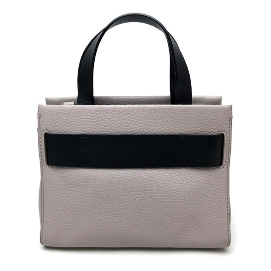 Kate Spade Handbag PXRU6082 leather Gray typex black Shoulder Crossbody Po Plat Street Women Used Authentic