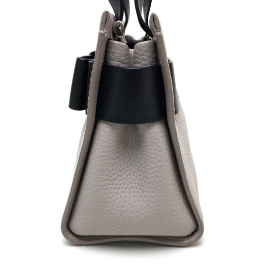Kate Spade Handbag PXRU6082 leather Gray typex black Shoulder Crossbody Po Plat Street Women Used Authentic