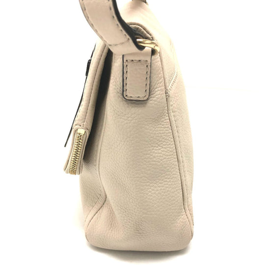 Kate Spade Shoulder Bag PXRU6223 leather light beige Crossbody Cobble Hill Women Used Authentic