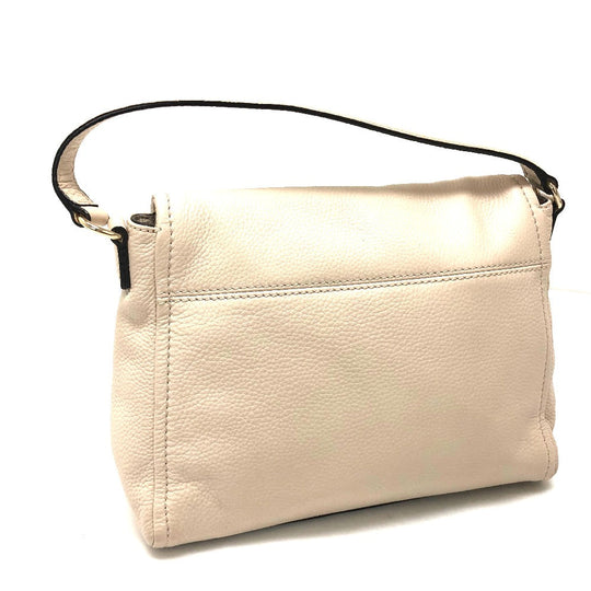 Kate Spade Shoulder Bag PXRU6223 leather light beige Crossbody Cobble Hill Women Used Authentic