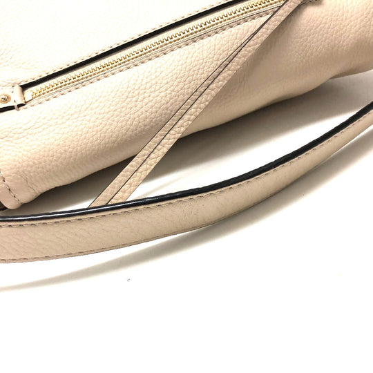 Kate Spade Shoulder Bag PXRU6223 leather light beige Crossbody Cobble Hill Women Used Authentic