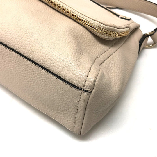Kate Spade Shoulder Bag PXRU6223 leather light beige Crossbody Cobble Hill Women Used Authentic