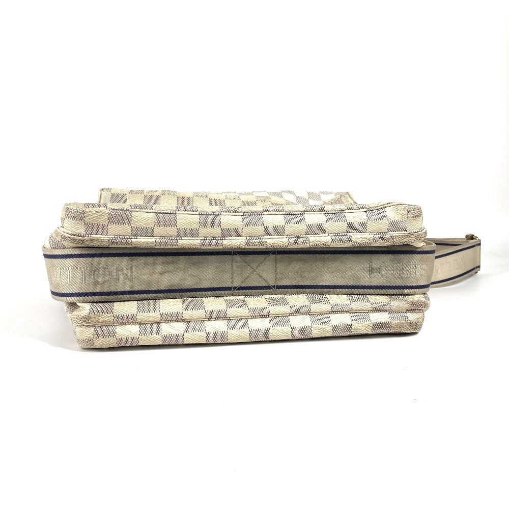 LOUIS VUITTON Shoulder Bag N51189 Damier Azur Canvas white Damier Azur Naviglio