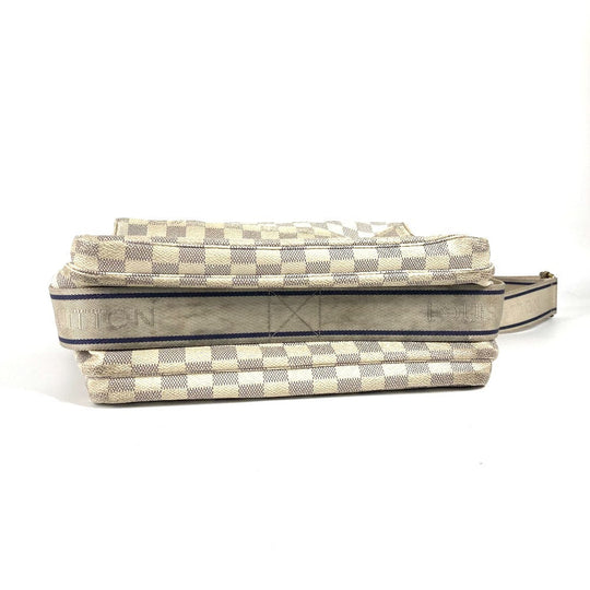 LOUIS VUITTON Shoulder Bag N51189 Damier Azur Canvas white Damier Azur Naviglio