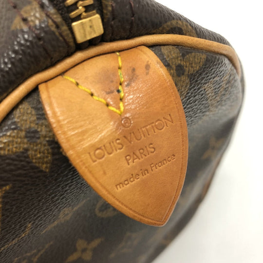 LOUIS VUITTON Boston Duffel bag M41526 Monogram canvas Brown Speedy 30