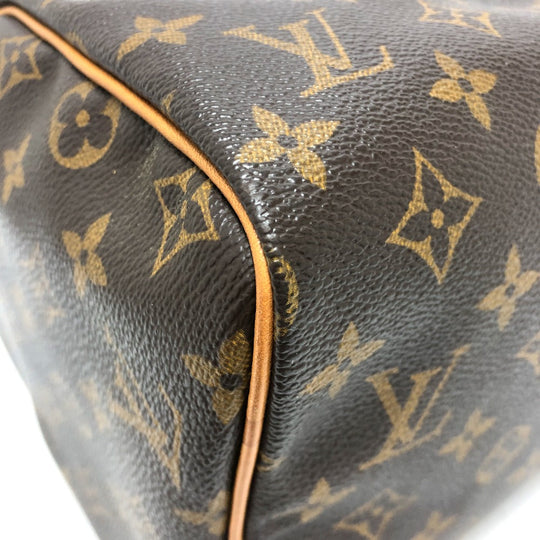 LOUIS VUITTON Boston Duffel bag M41526 Monogram canvas Brown Speedy 30