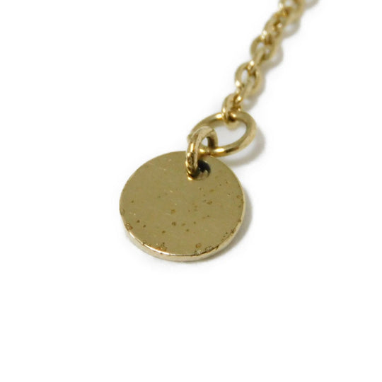 Dior Necklace N0717CDLCY_D301 Rhinestone x metal clear CD logo Claire Dee Lune