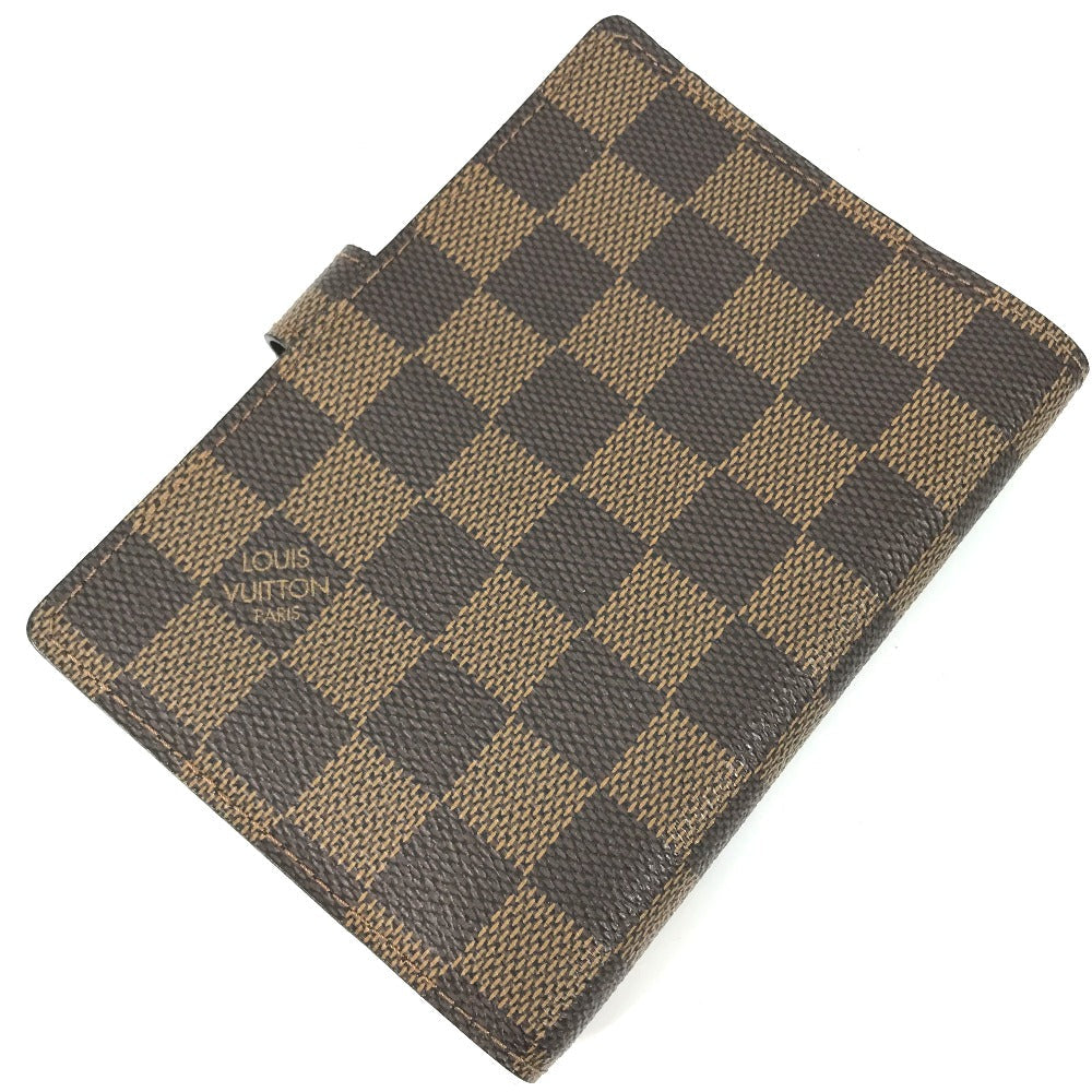 LOUIS VUITTON Notebook cover R20700 Damier canvas Brown Damier Agenda PM mens(Unisex) Used Authentic