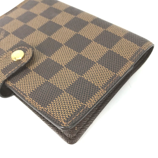LOUIS VUITTON Notebook cover R20700 Damier canvas Brown Damier Agenda PM mens(Unisex) Used Authentic