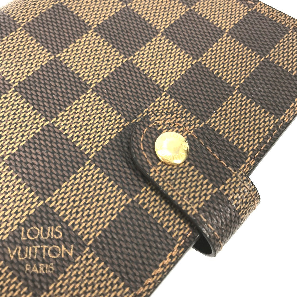 LOUIS VUITTON Notebook cover R20700 Damier canvas Brown Damier Agenda PM mens(Unisex) Used Authentic