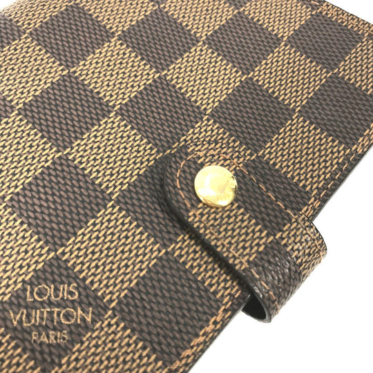 LOUIS VUITTON Notebook cover R20700 Damier canvas Brown Damier Agenda PM mens(Unisex) Used Authentic