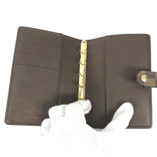 LOUIS VUITTON Notebook cover R20700 Damier canvas Brown Damier Agenda PM mens(Unisex) Used Authentic