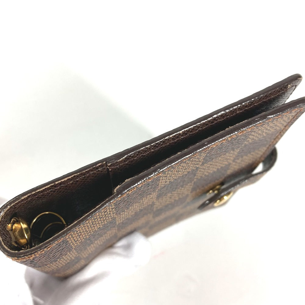 LOUIS VUITTON Notebook cover R20700 Damier canvas Brown Damier Agenda PM mens Used Authentic