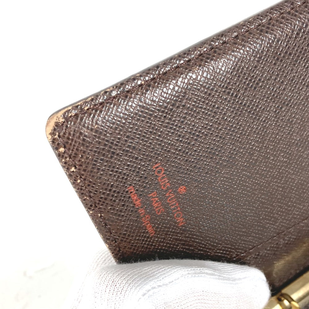 LOUIS VUITTON Notebook cover R20700 Damier canvas Brown Damier Agenda PM mens Used Authentic