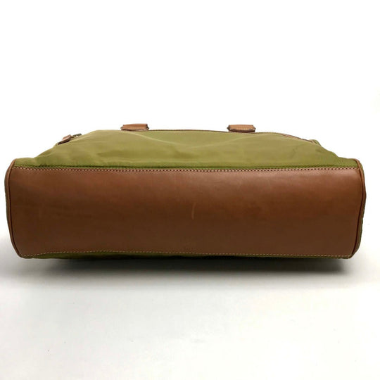 Felisi Handbag 20207 Nylon / leather khaki Men's Women Handbag unisex(Unisex) Used Authentic