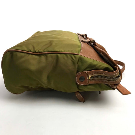 Felisi Handbag 20207 Nylon / leather khaki Men's Women Handbag unisex(Unisex) Used Authentic