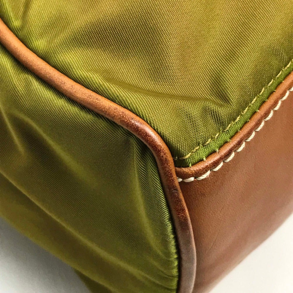 Felisi Handbag 20207 Nylon / leather khaki Men's Women Handbag unisex(Unisex) Used Authentic